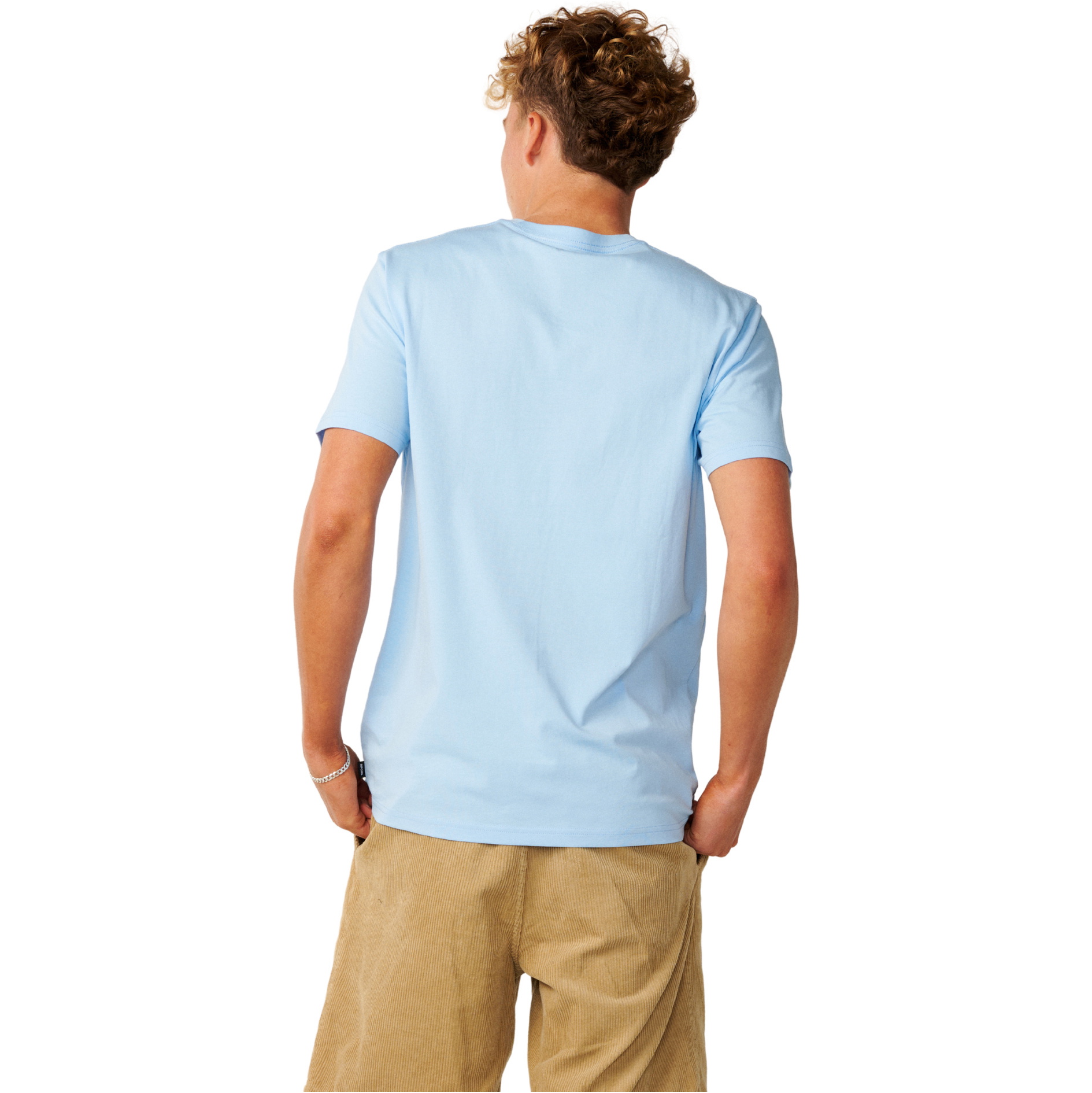 2026 Rip Curl Mens Streamline Chest Logo T-Shirt 13KMTE - Blue Bell